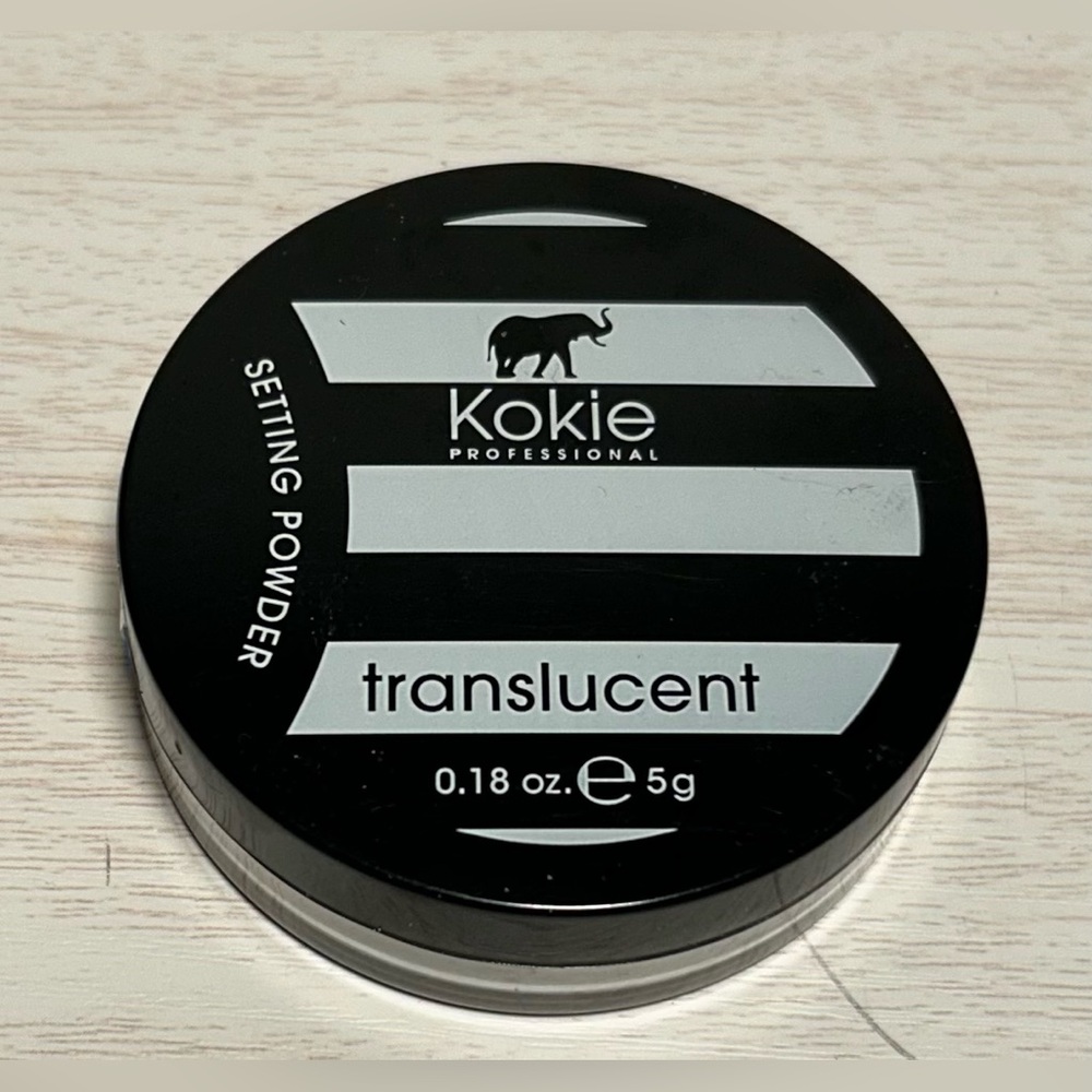 KOKIE PROFESSIONAL COSMETIC Translucent Setting Powder 0.18 oz. (5g) New Sealed